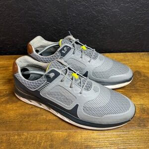 Johnston Murphy Mens Activate Plain Toe Sneaker Gray Shoes Men's 12M Grey
